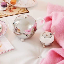 Bredemeijer Cosy Theepot 1,3 Liter Aardewerk Wit -Koffie- en theewinkel 1302w 2