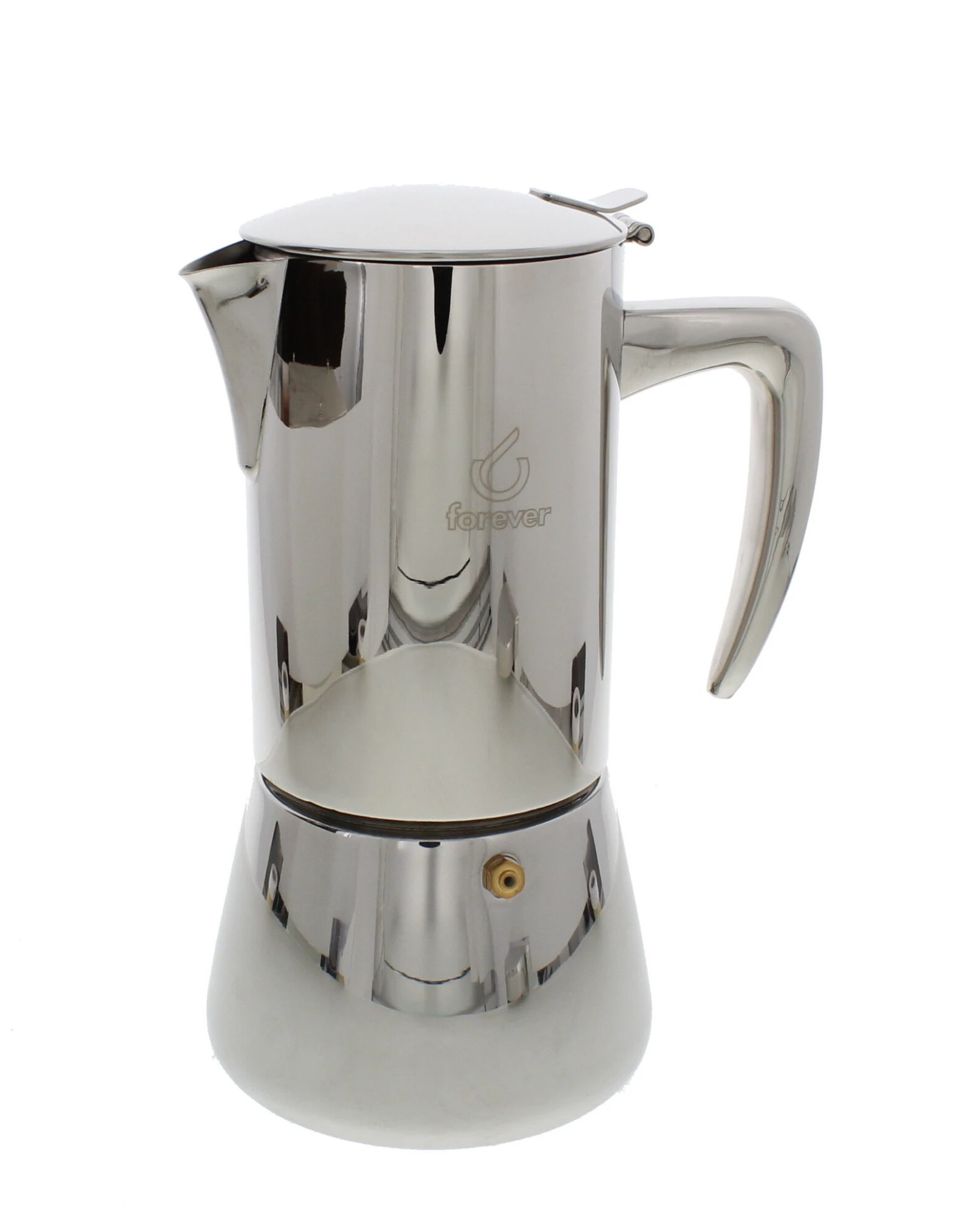 Forever Miss Diamond Inductie Mokapot 10-kops Rvs Glans 3 Forever Miss Diamond Inductie Mokapot 10-kops Rvs Glans