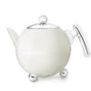 Bredemeijer Duet Bella Theepot 1,2 Liter Rvs Wit