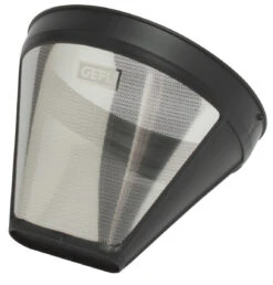 Gefu Permanent Koffiefilter Maat 4 Rvs Zwart