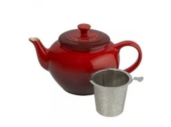 Le Creuset Theepot 1,3 Liter Aardewerk Kersrood