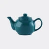 Price & Kensington Theepot 2-kops 450 Ml Glans Blauwgroen -Koffie- en theewinkel blawg 1