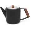 Bredemeijer Duet Design Boston 1,1 L Rvs Mat Zwart -Koffie- en theewinkel bredemeijer bredemeijer duet design theepot boston