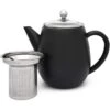 Bredemeijer Duet Eva Theepot 1,1 Liter Mat Zwart -Koffie- en theewinkel bredemeijer bredemeijer duet eva theepot 11 liter 1 1
