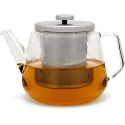 Bredemeijer Solo Bari Theeset Met RVS Warmer En Filter 1,5 L Glas -Koffie- en theewinkel bredemeijer bredemeijer solo bari theepot 15 liter 2
