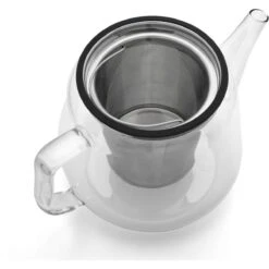 Bredemeijer Solo Bari Theeset Met RVS Warmer En Filter 1,5 L Glas -Koffie- en theewinkel bredemeijer bredemeijer solo bari theepot 15 liter 4
