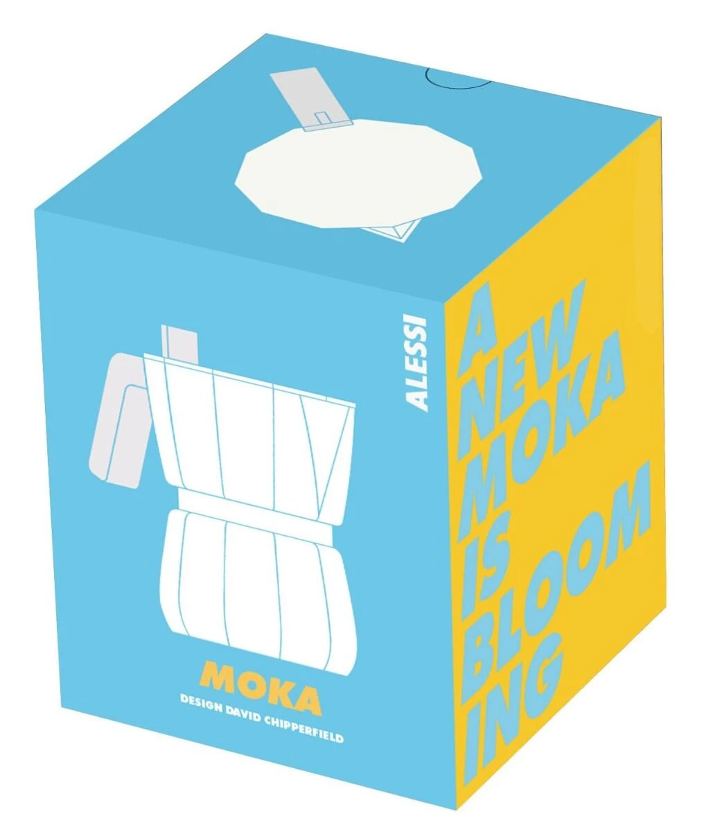 Alessi Moka David Chipperfield Mokapot 6 Kops Aluminium 7 Alessi Moka David Chipperfield Mokapot 6 Kops Aluminium - Afbeelding 5