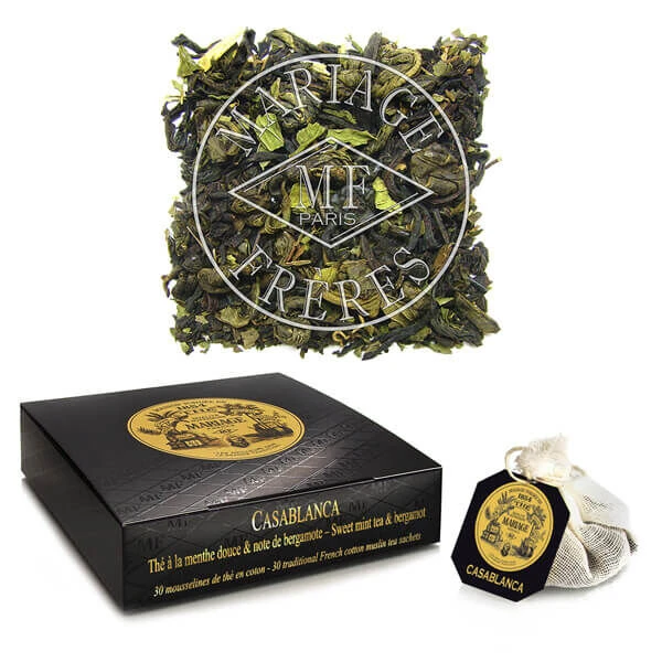 Mariage Frères Casablanca Zwarte En Groene Thee 30 Zakjes 3 Mariage Frères Casablanca Zwarte En Groene Thee 30 Zakjes