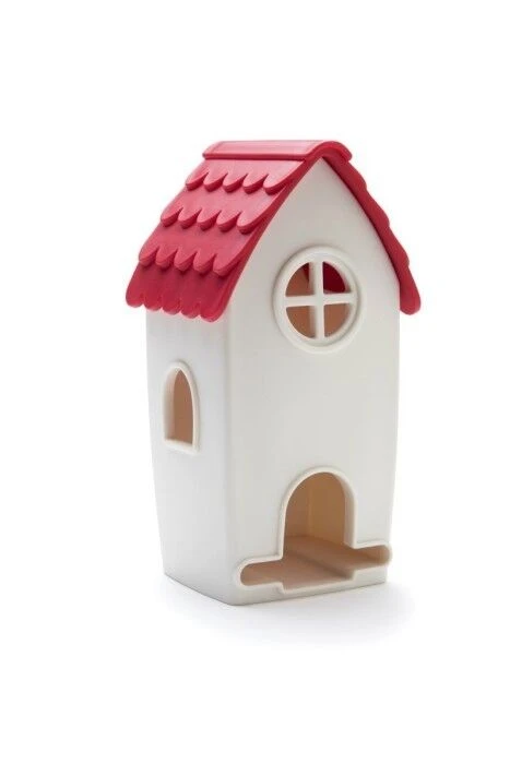 Ototo Tea House Theezakjesdispenser 19 Cm Kunststof Wit/rood 3 Ototo Tea House Theezakjesdispenser 19 Cm Kunststof Wit/rood