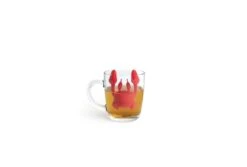 Ototo Crab Tea Thee-ei Kunststof Rood -Koffie- en theewinkel tea3