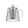 Cristel Darjeeling Theepot 1,2 Liter Rvs/glas -Koffie- en theewinkel theiere darjeeling 12l cristel th120vd
